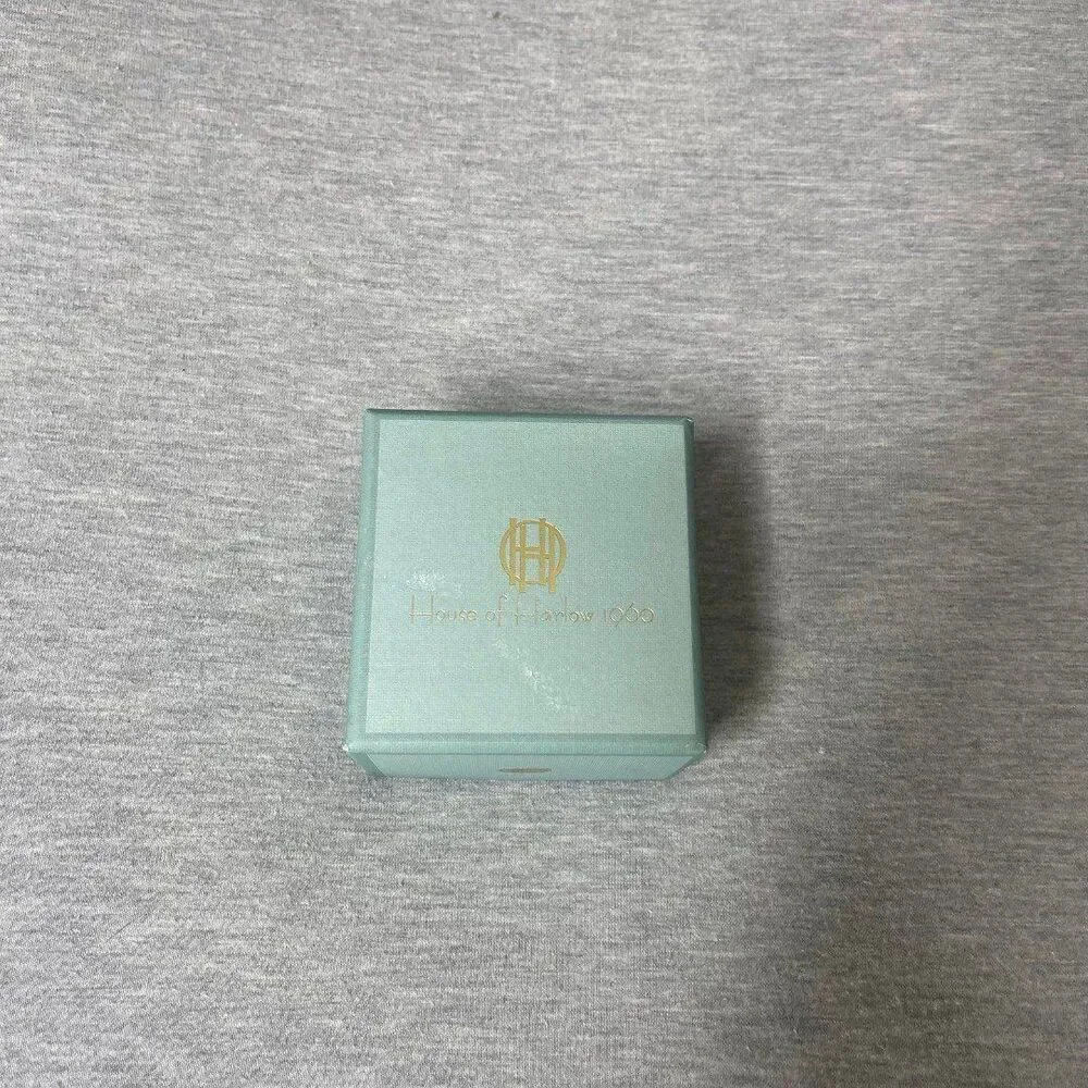 House of Harlow 1960 Jewelry / Earrings Blue Gift Box